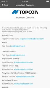 Topcon Events screenshot 3