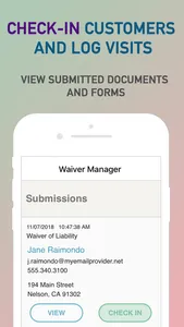 Waiver Manager Paperless Kiosk screenshot 2