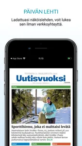 Uutisvuoksi, päivän lehti screenshot 2