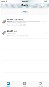 Pillbox: pill and med reminder screenshot 1