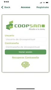 Coopsano Movil screenshot 1