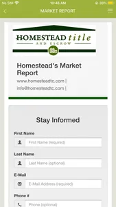 HOMESTEAD TITLE screenshot 1