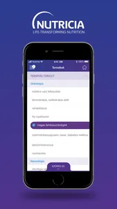 Nutricia Termékválasztó screenshot 1