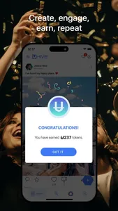 Uhive: Explore, Create, Earn screenshot 1