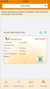 GroupCare@Income screenshot 2