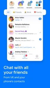 VK Messenger: Live chat, calls screenshot 0