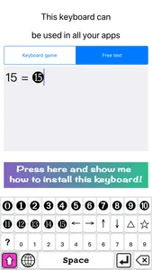 Poke keyboard screenshot 1