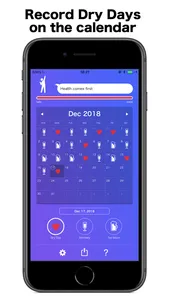 Dry day calendar - alpicto screenshot 0