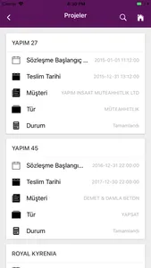 Proje-Kontrol screenshot 1