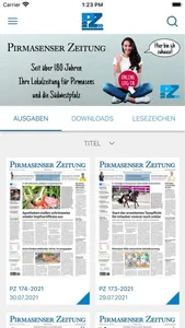 Pirmasenser Zeitung screenshot 0