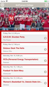 MC Events screenshot 1