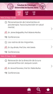 XIV Congreso de Psicología screenshot 1