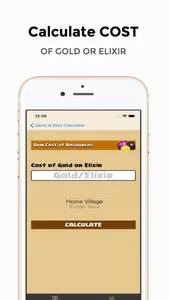 Gems Calc for Clash of Clans screenshot 1