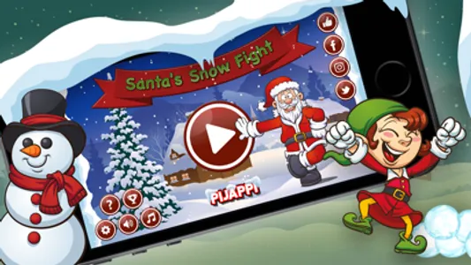 Santa's Snow Fight screenshot 0