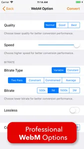 Video 2 WebM Cross Converter screenshot 1