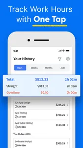 Workday Hours Tracker screenshot 1