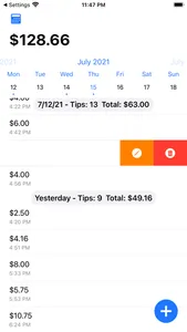 Gratuity - Tip Tracker screenshot 4