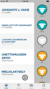 Unettomuuden nettiterapia screenshot 1