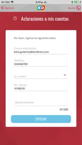 Kondinero Movil screenshot 4