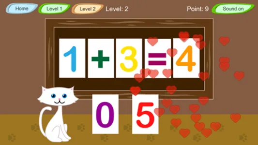 Learn math with the cat screenshot 1