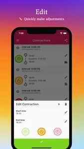 Easy Contraction Timer screenshot 5