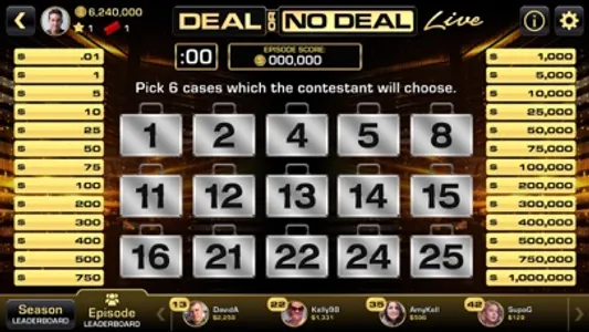 Deal Or No Deal Live screenshot 1