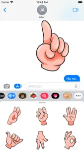 Handy Emotions Stickers screenshot 1