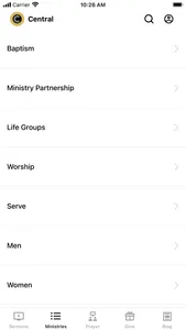Central Community Church screenshot 1