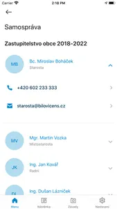 Bílovice n S. v mobilu screenshot 2