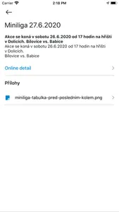 Bílovice n S. v mobilu screenshot 3