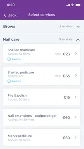 Demure Beauty Salon screenshot 1