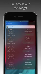 FlexLog - Work Time Tracker screenshot 3