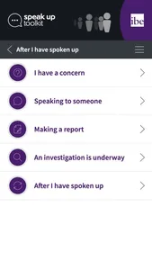 IBE: Speak Up Toolkit screenshot 1