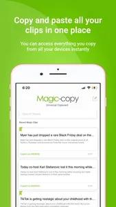 Magic Copy screenshot 1