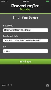 Power LogOn Mobile screenshot 0