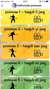 Taekwondo Poomsaes (Pumses) screenshot 1