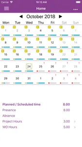 IFS Time Tracker 10 screenshot 0