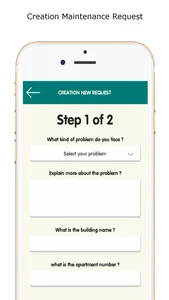 Creation Maintenance Request screenshot 3