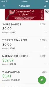 Veritas FCU Mobile App screenshot 1