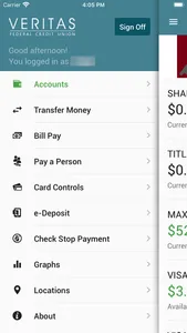 Veritas FCU Mobile App screenshot 3