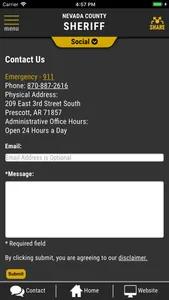 Nevada County AR Sheriff App screenshot 2