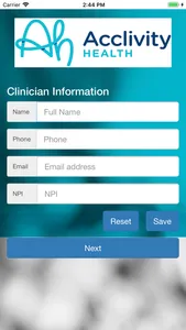Acclivity Health Solutions screenshot 0