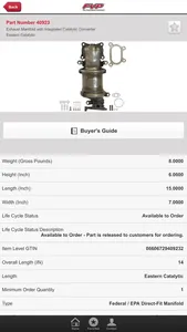 FVP Catalytic Converters screenshot 2