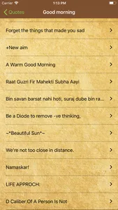 Quotes & Status in English screenshot 2