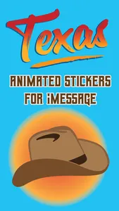 Funny Texas Animated Stickers screenshot 0