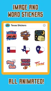 Funny Texas Animated Stickers screenshot 4