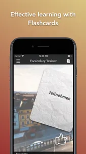 Learn German Words - Flashcard screenshot 1