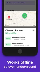 Metroji – Prague Metro App screenshot 2