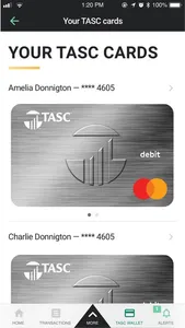 TASC app for iPhone screenshot 3