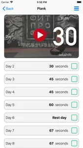 Fitness Challenges screenshot 1